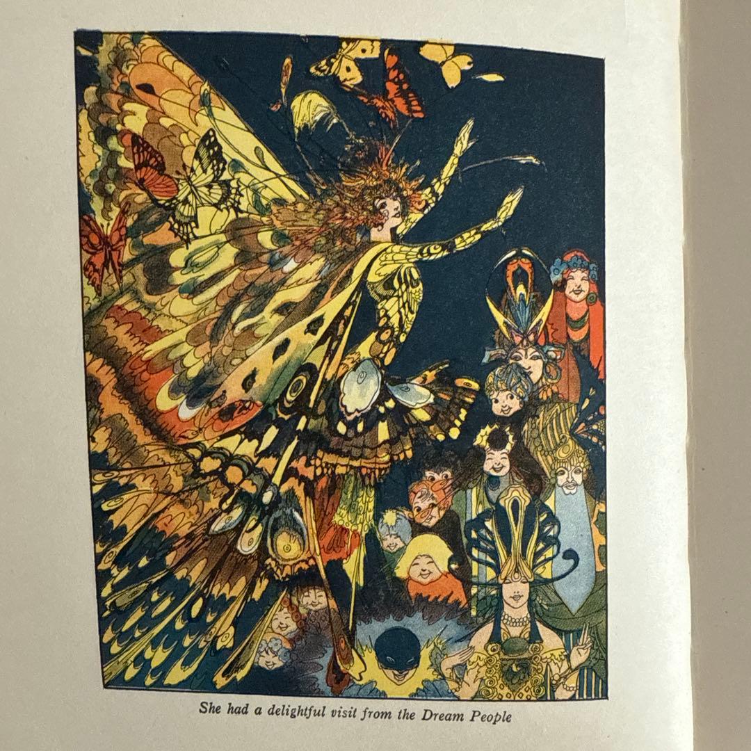 稀少1915年アンティーク愛らしい挿絵の絵本　初版　洋書ジャンクジャーナル古書