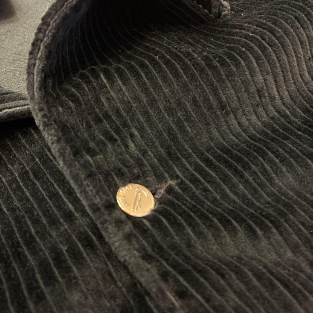 希少 USA製 カールカナイ 太畝 コーデュロイジャケット ヴィンテージ 黒