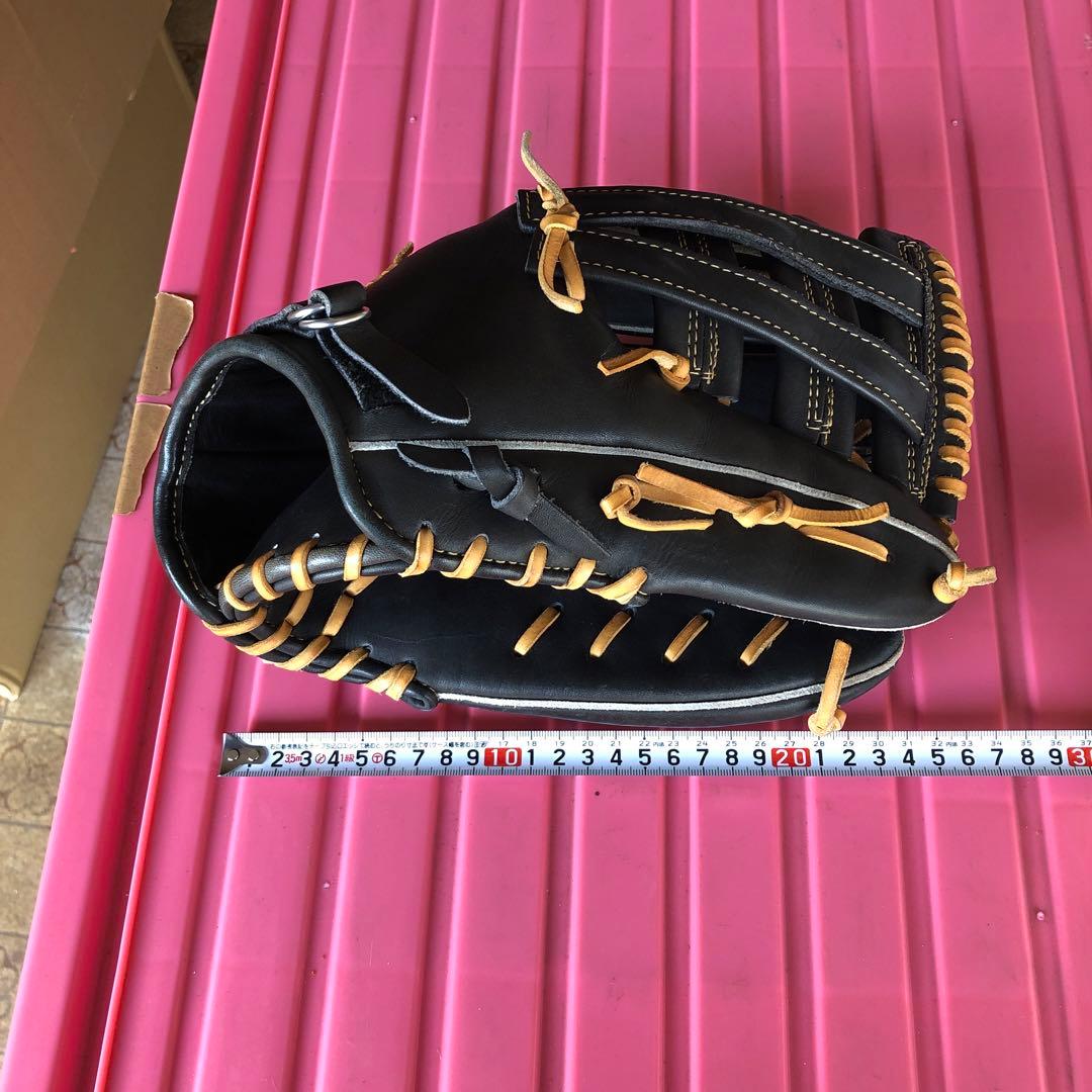 VictoryHeart軟式野球用グローブブラック　オーダーメイド