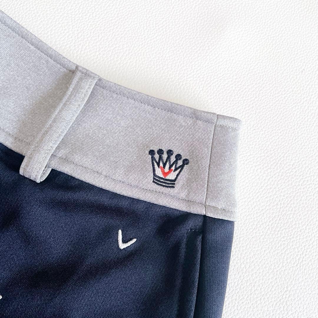 Callaway キャロウェイ ゴルフ スカート M 総柄 ネイビー