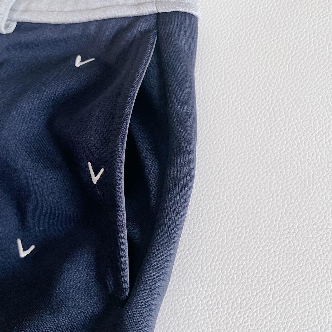 Callaway キャロウェイ ゴルフ スカート M 総柄 ネイビー