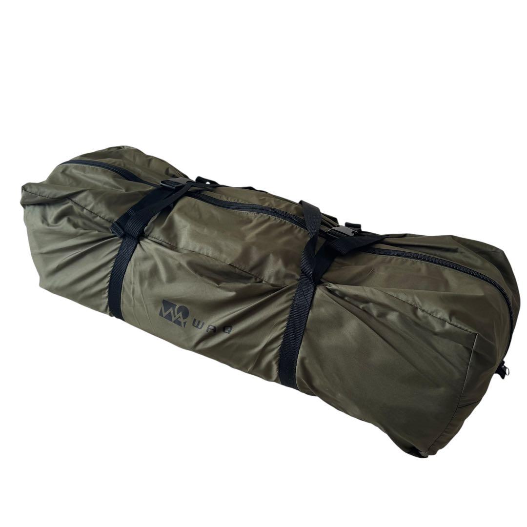 美品 WAQ リラクシングキャンプマット 10cm オリーブ シングル