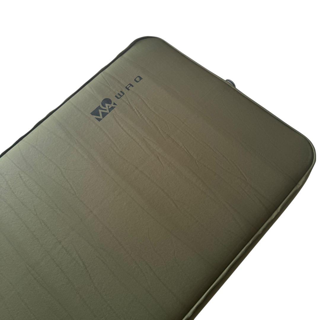 美品 WAQ リラクシングキャンプマット 10cm オリーブ シングル