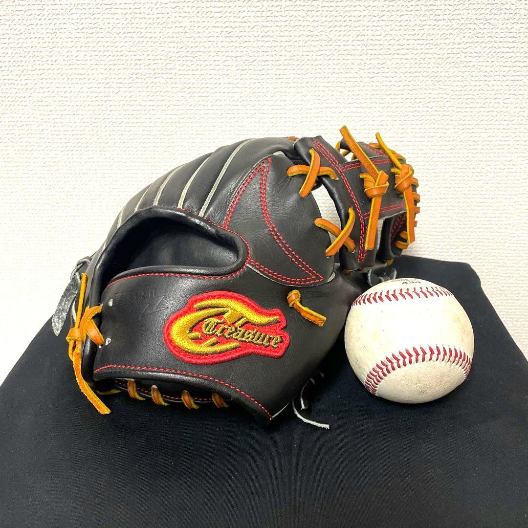 313 トレジャー 未使用 型抜群 即戦力 硬式 内野手用グローブ