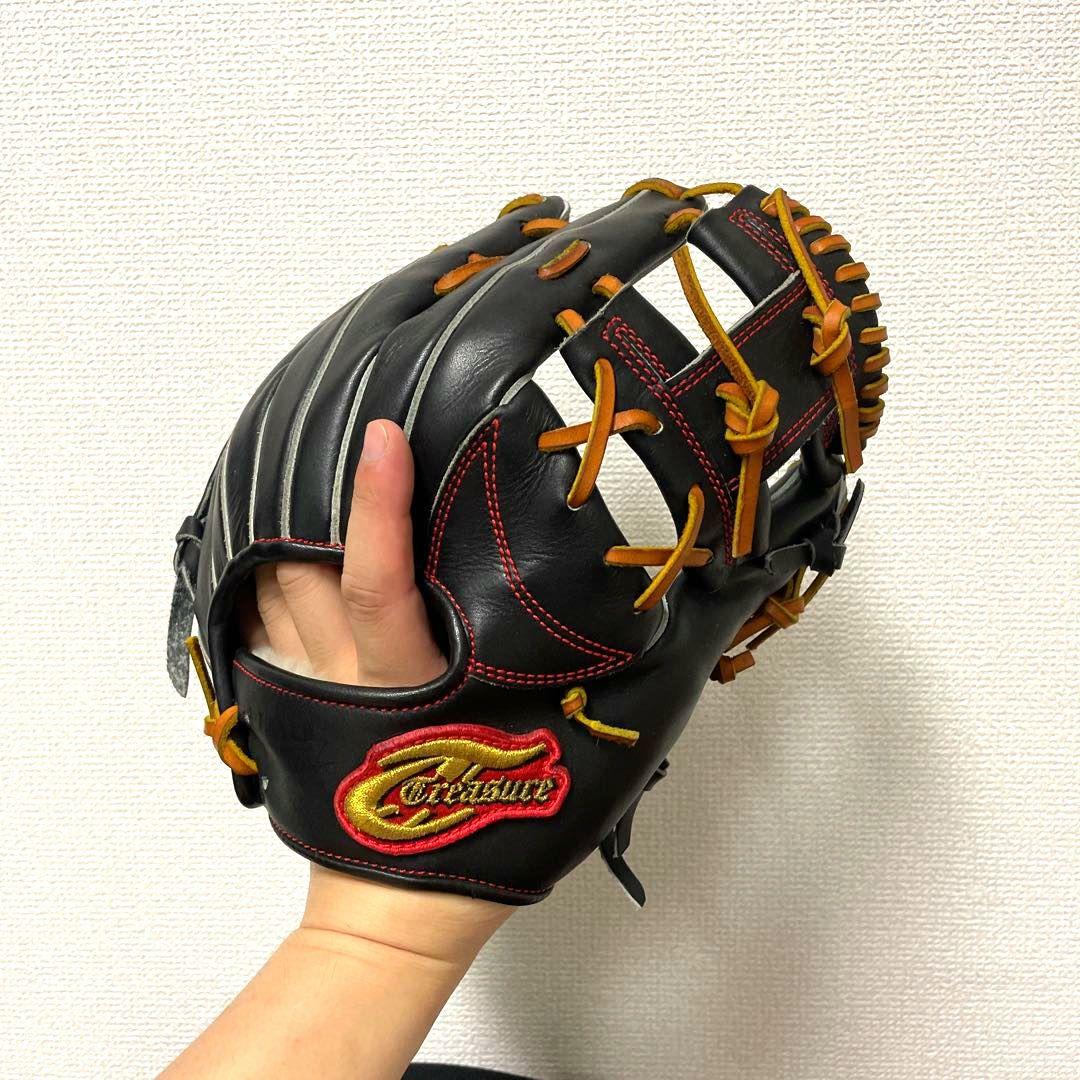 313 トレジャー 未使用 型抜群 即戦力 硬式 内野手用グローブ