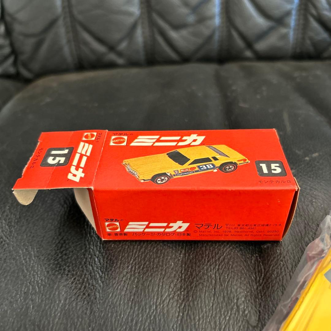 希少 レア マテルのミニカ 15モンテカルロ　当時物　赤箱 未使用