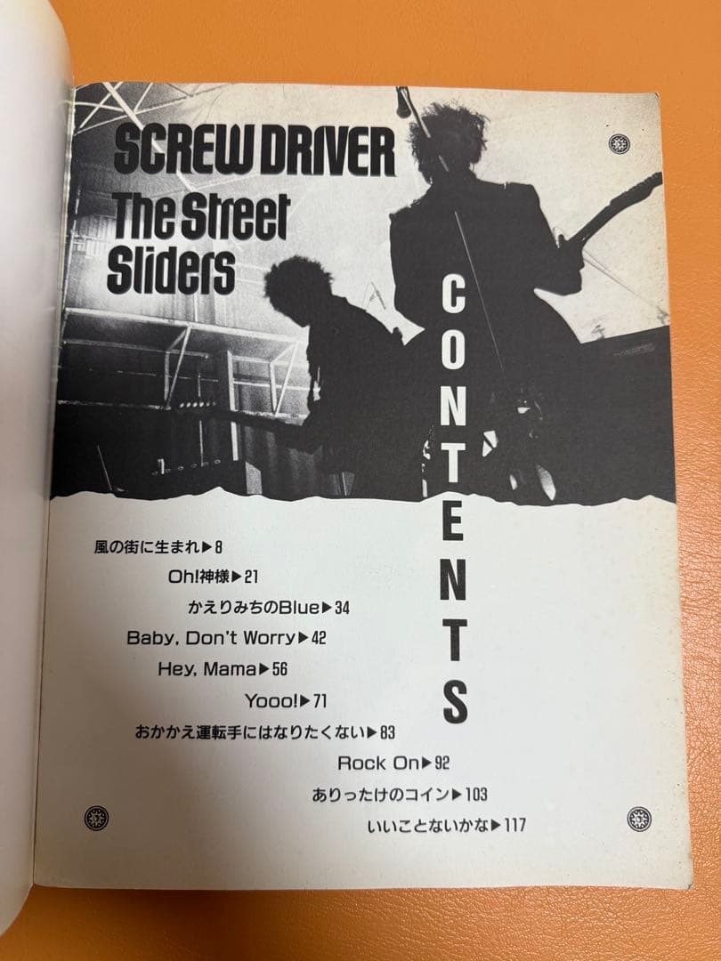 【バンド・スコア】ストリート・スライダーズ　SCREW D