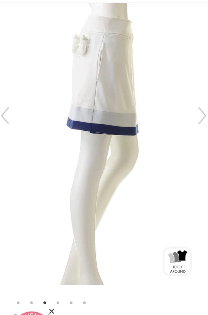 新品タグ付き　TMG 配色ラップスカート　サイズ2 ゴルフウェア　可愛い