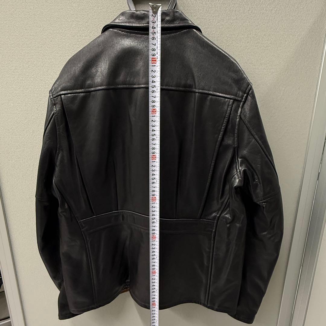 極美品 OLD CROW ゴートスキン レザー L 日本製 （k)