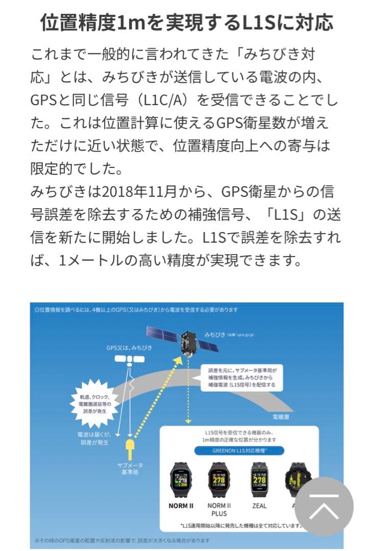 SALE【美品・軽量】ゴルフウォッチ グリーンオン ノルムII ホワイト