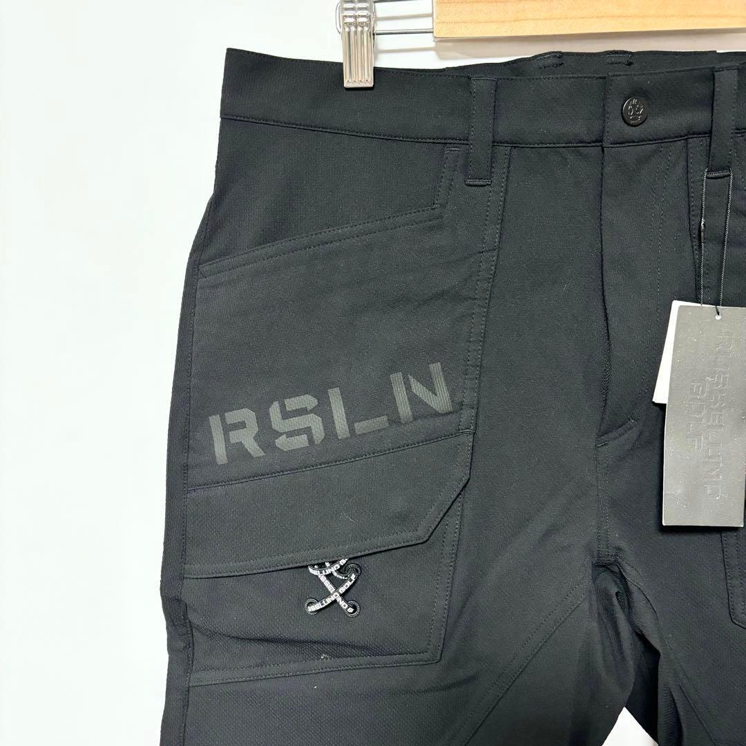 ラッセルノ ゴルフ ロゴ ストレッチ ジョガー ロングパンツ ブラック L 5