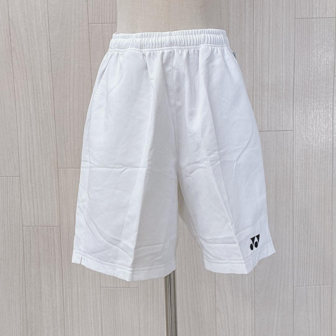 YONEX ヨネックス ショートパンツ 日本製 スリット 白 スポーティ 運動