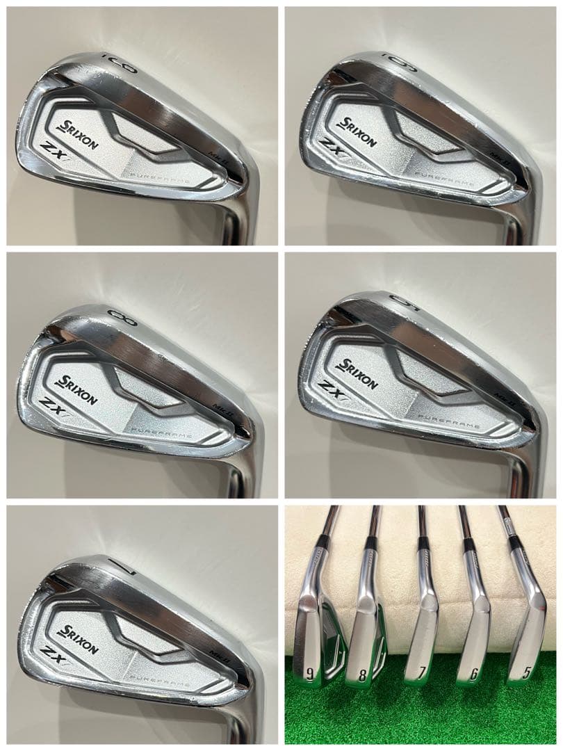 SRIXON スリクソン ZX7 mk2 アイアン 5本 DG X100