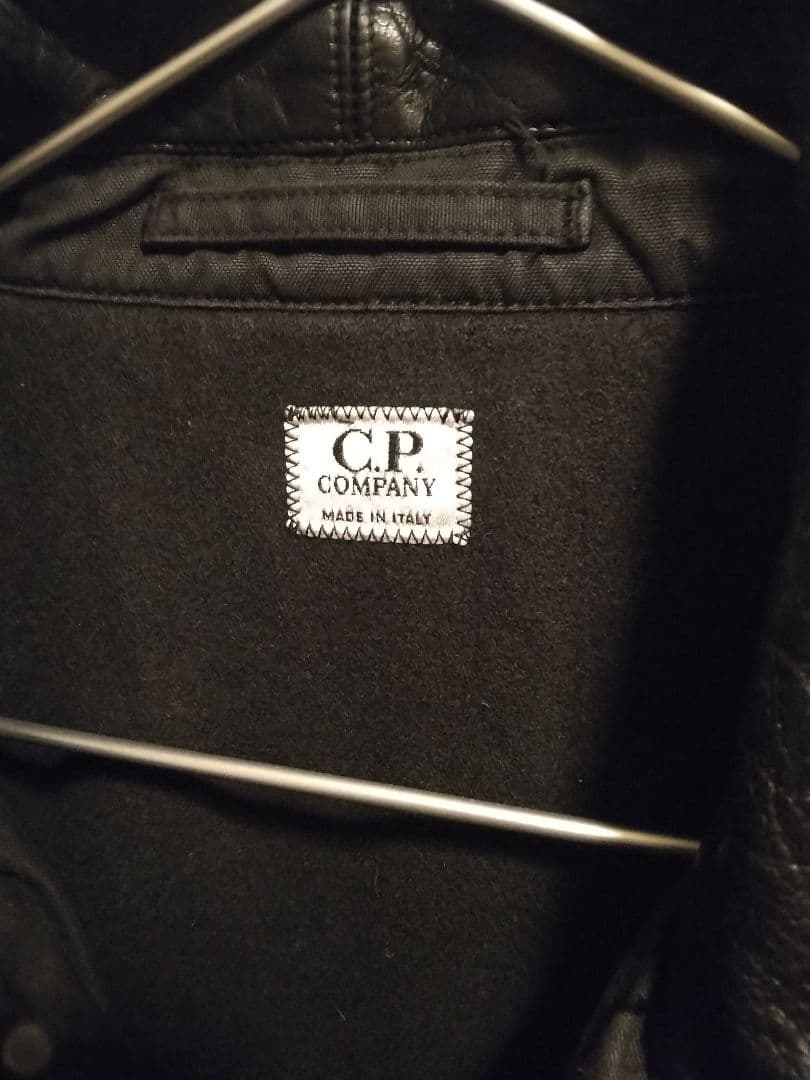 c*！様 C.P COMPANY レザー切り替え ジャケット50