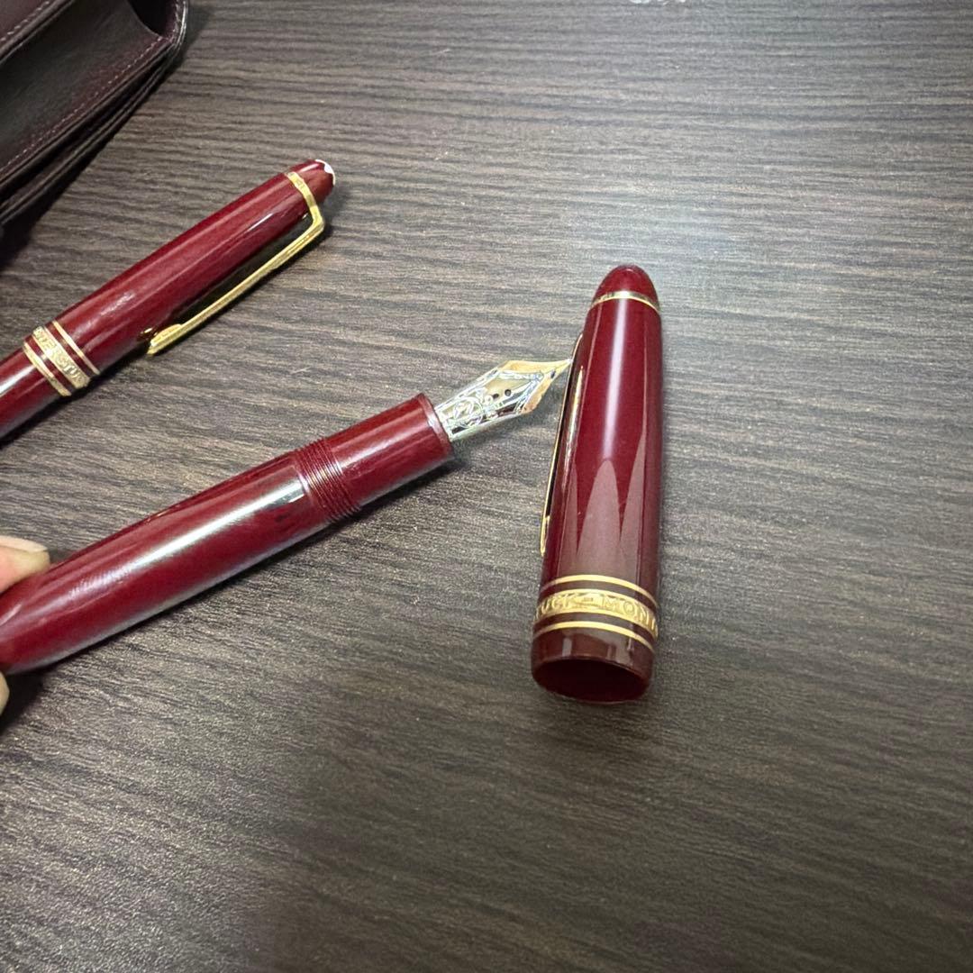 せ*り様 希少　廃盤　極美品 モンブラン 万年筆 14k ケース付き 4810