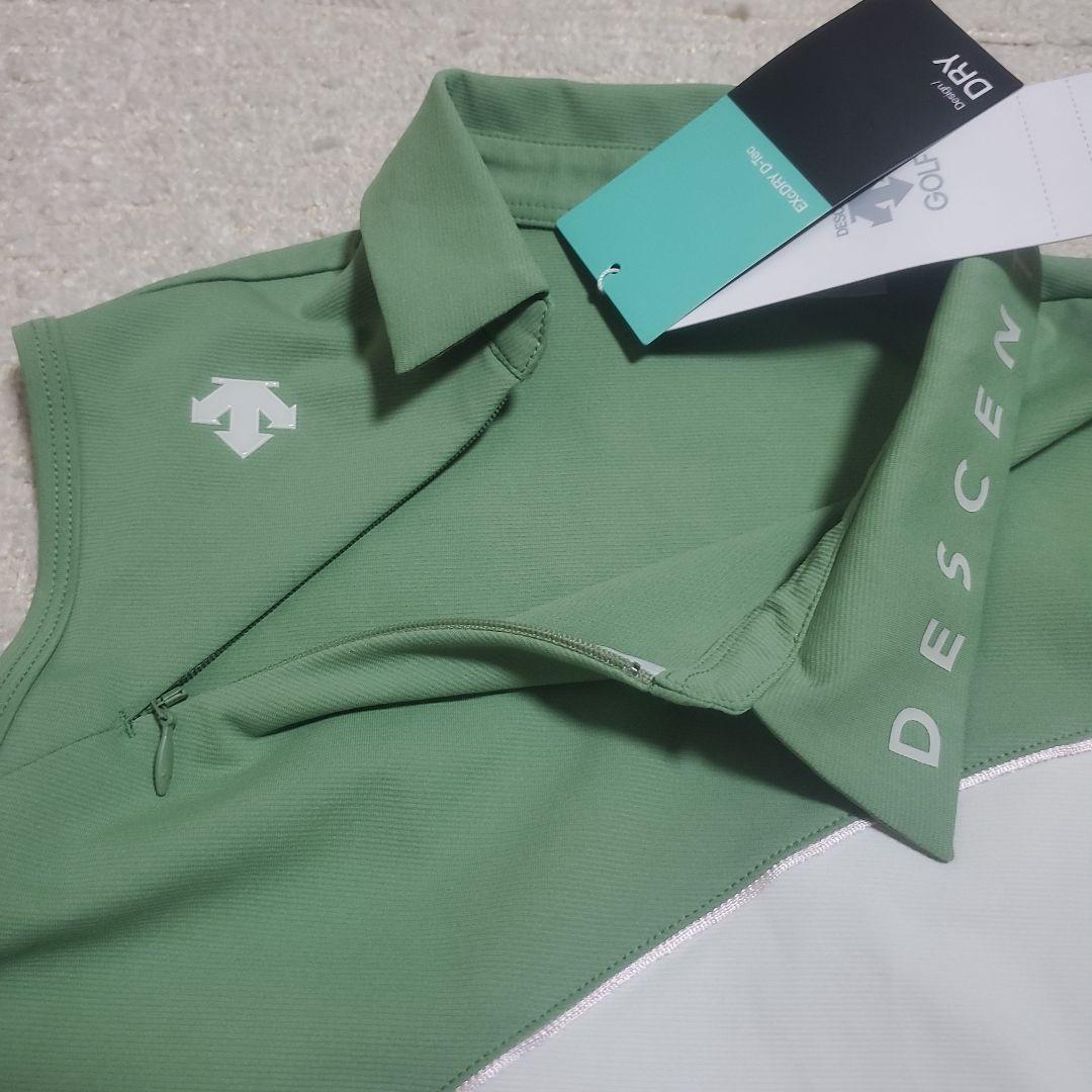 【新品タグ付】DESCENTE GOLF　ノースリーブワンピース　L　ドライ素材