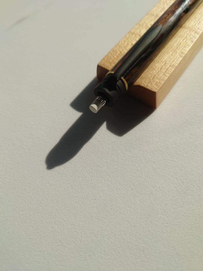 黒柿　シャープペンシル　MDS-1 三神クラフト　新うるし仕上げ　拭き漆