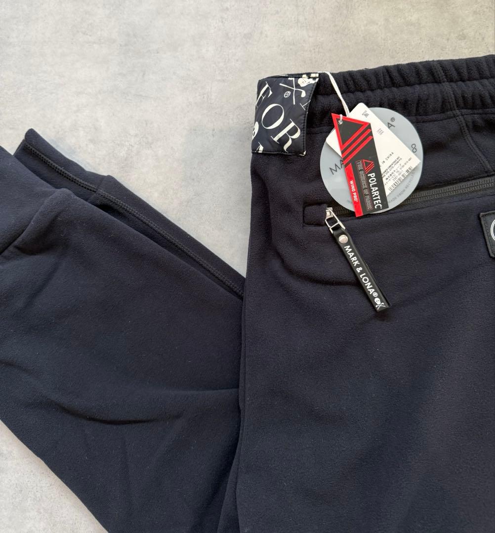 新品 ★ MARK&LONA スウェット パンツ マーク&ロナ ジョガー 黒