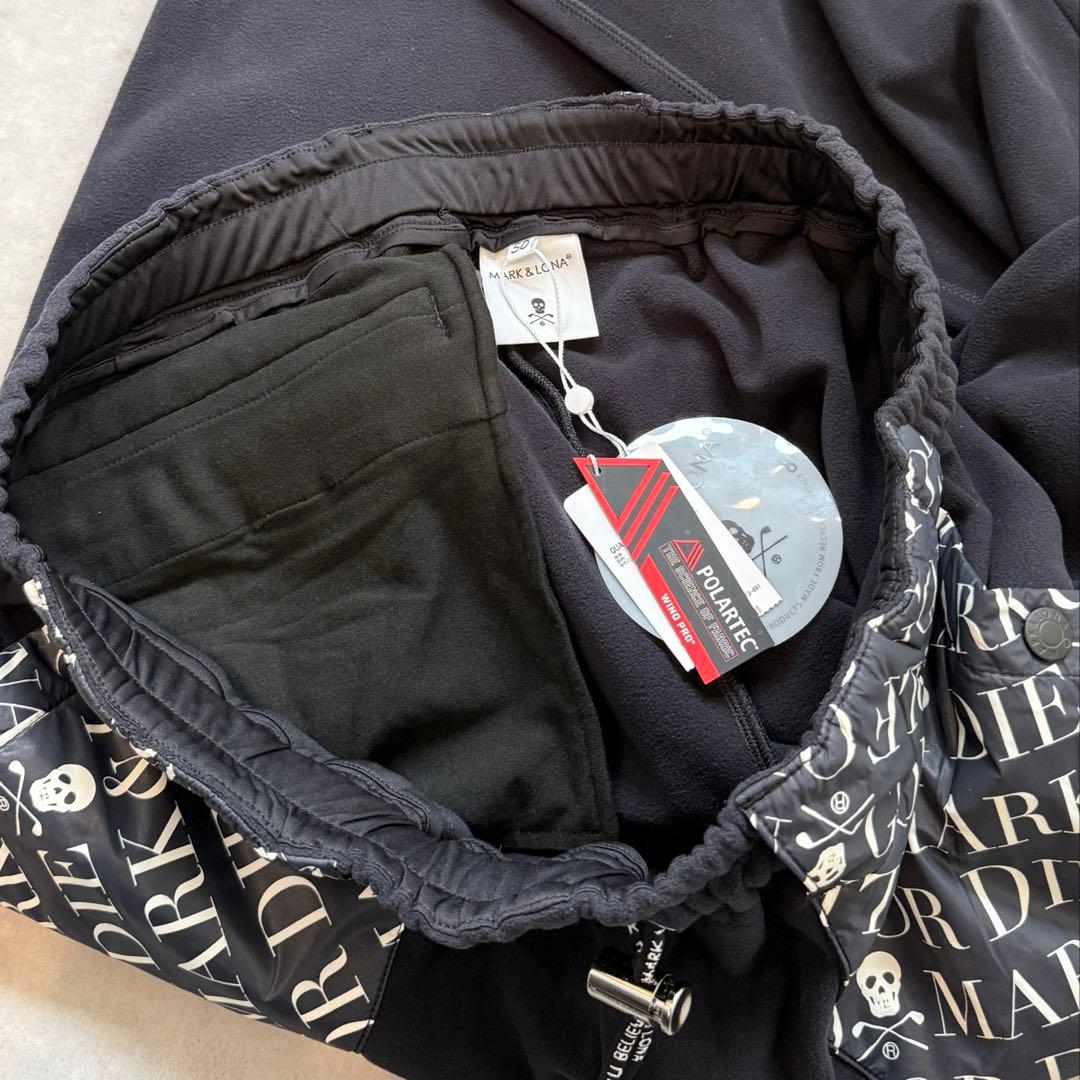 新品 ★ MARK&LONA スウェット パンツ マーク&ロナ ジョガー 黒