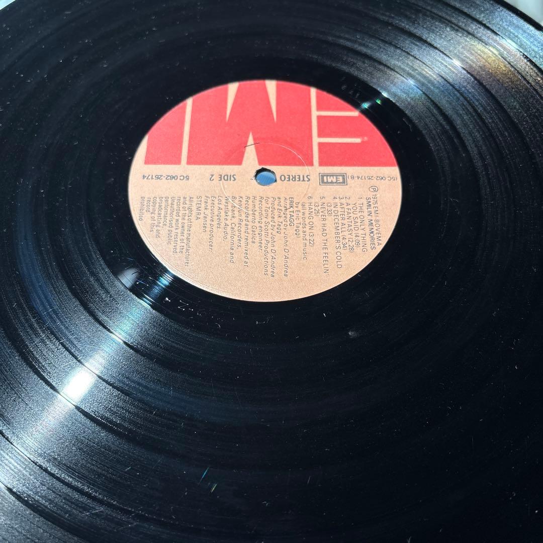 [レコード] Erik Tagg smilin' memories LP