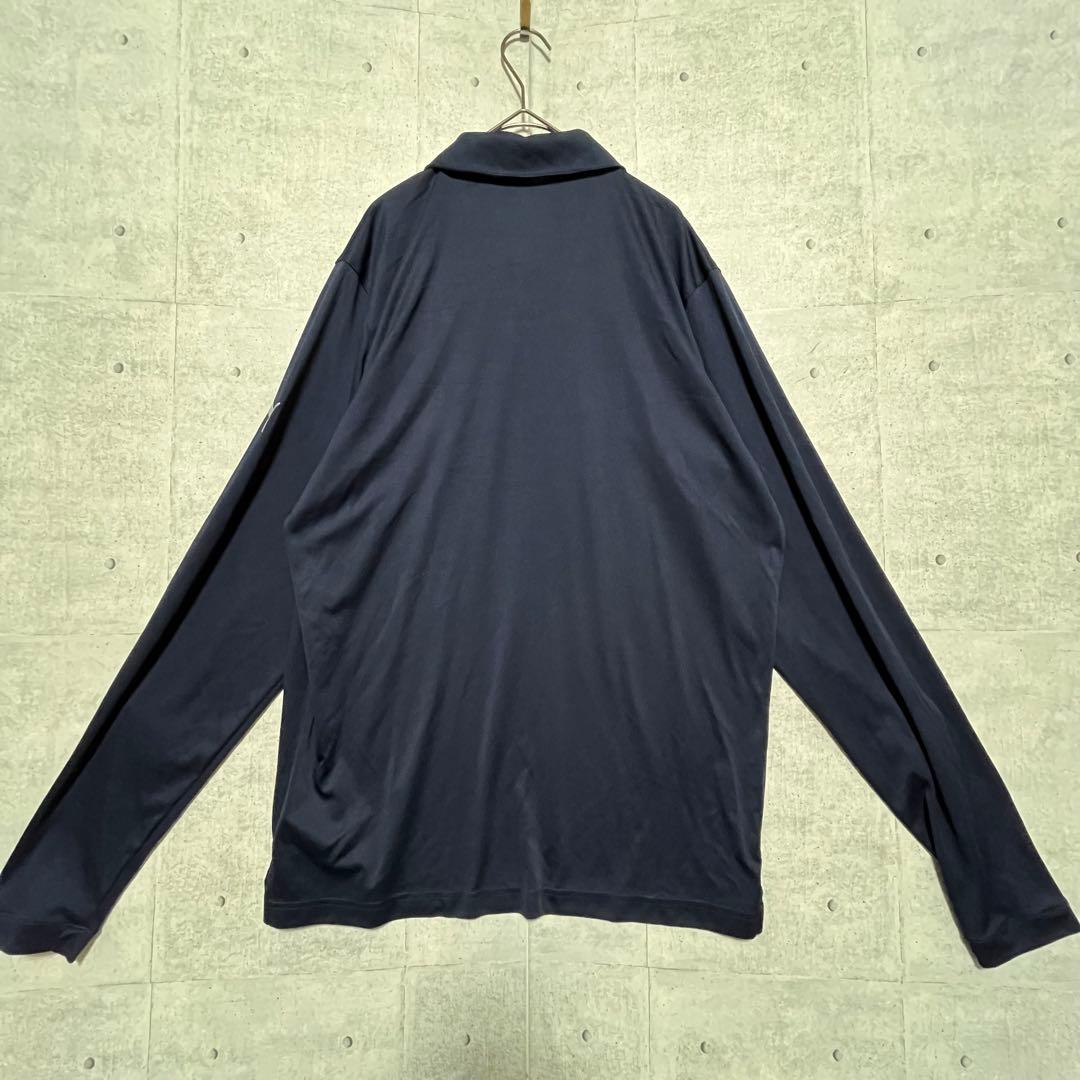 B5 PUMA 長袖ポロシャツ PGA TOURロゴ M ゴルフ スポーツ