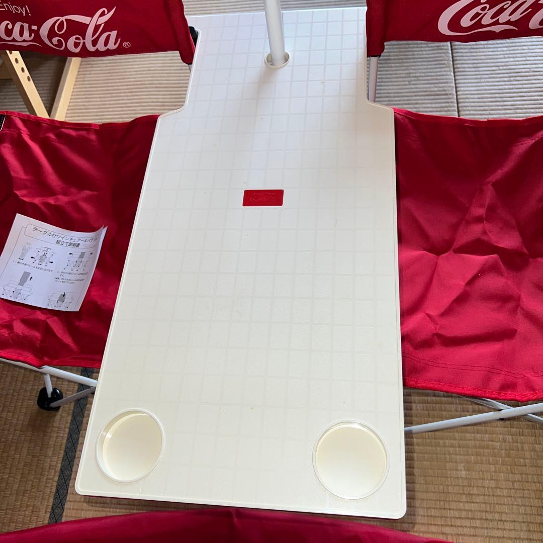 [懸賞当選品]コカコーラ　オリンピックコラボ ツインチェアー&パラソル
