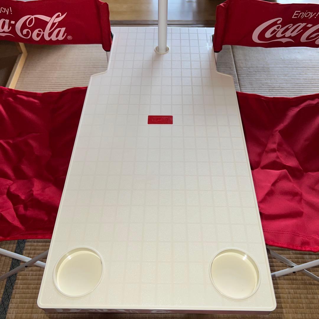 [懸賞当選品]コカコーラ　オリンピックコラボ ツインチェアー&パラソル