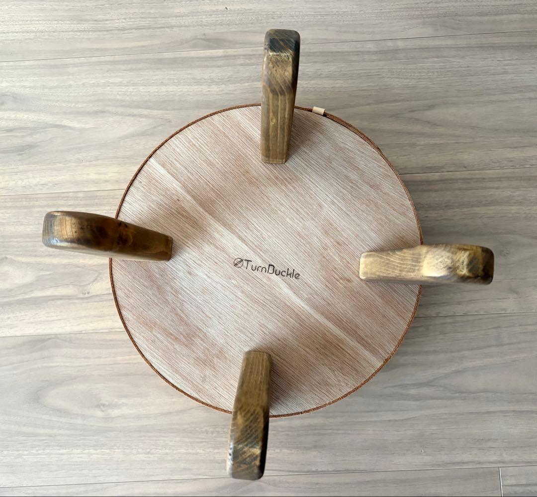 未使用 美品！Hasseltweet イエロー 円形スツール