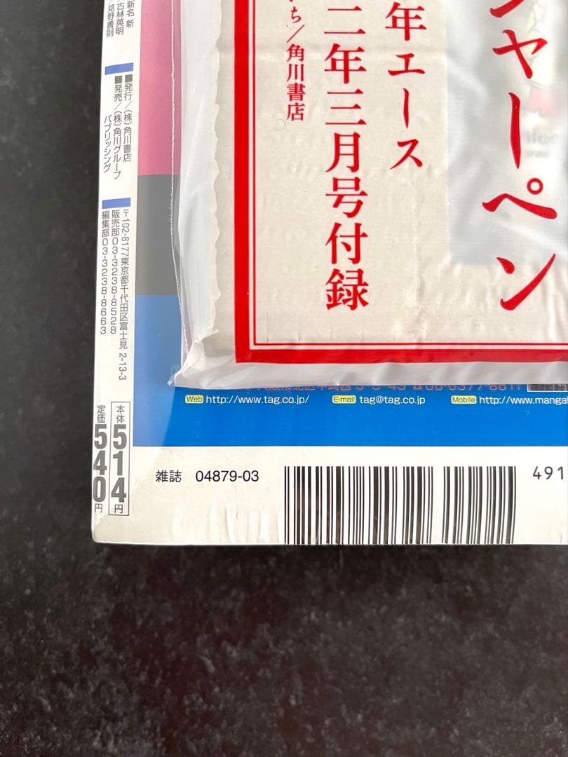 ●月刊少年エース 2012年 3月号 ●新連載 氷菓 米澤穂信 ●付録完品