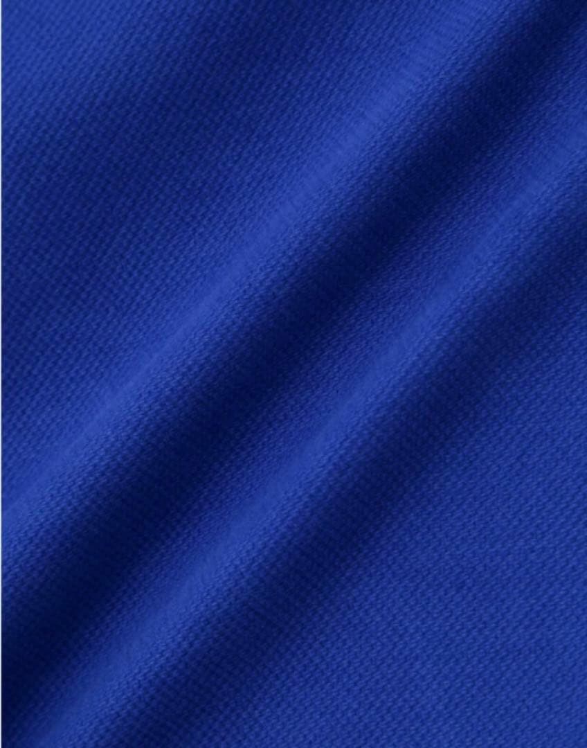 新品 パーリーゲイツ コットンストレッチバーズアイ表起毛パンツ(5)サイズL/青