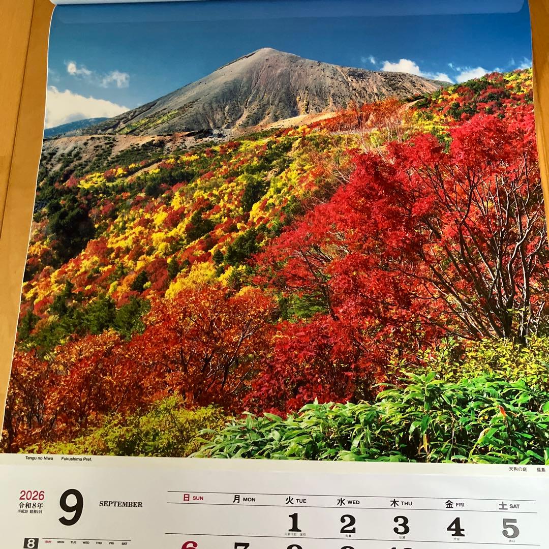 日本の美　【豪華13枚物】　 庭フィルム　里のわらべ2026年　カレンダー３点