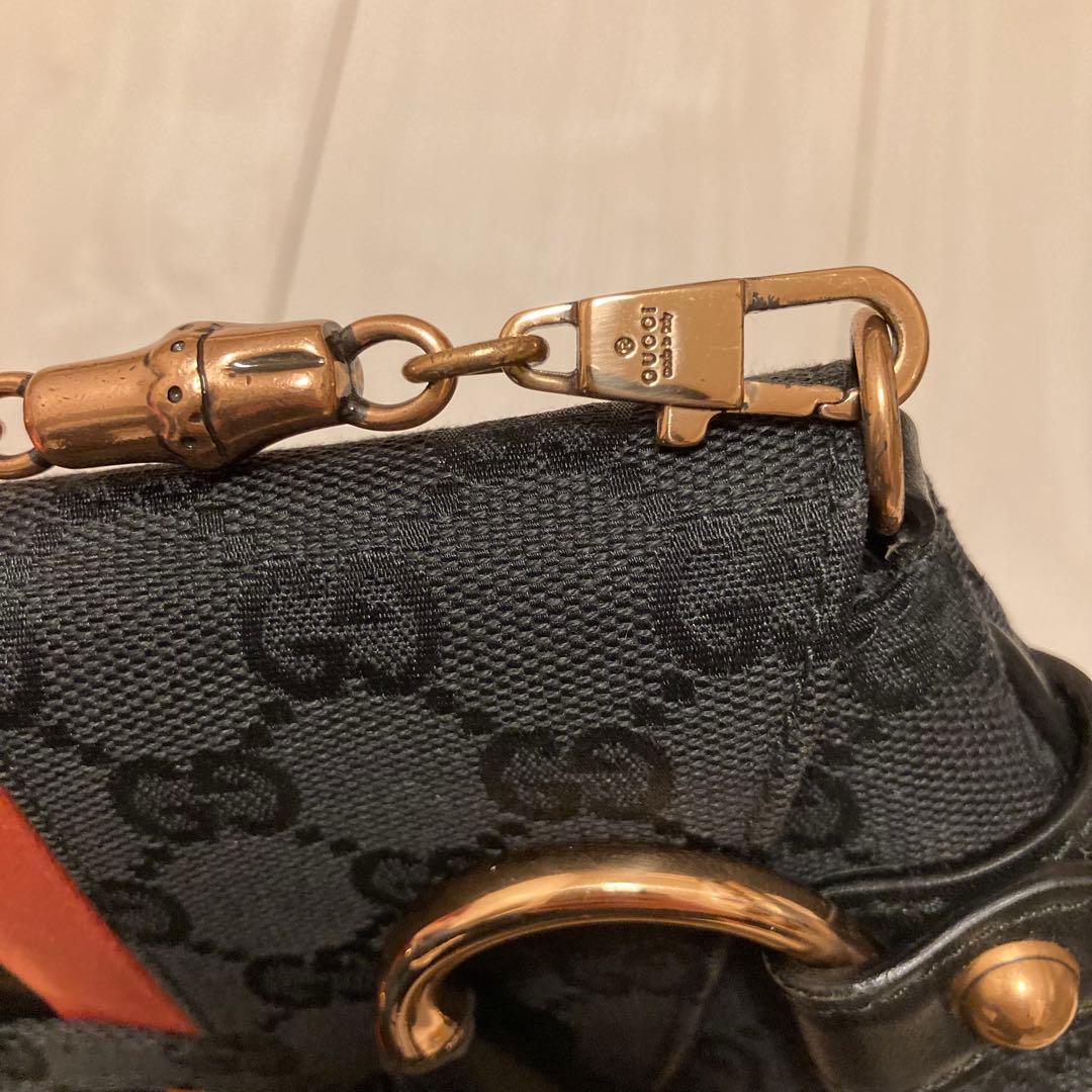 GUCCI バッグ　ハンドバッグ　限定　ピンク　ホースビット　ハミ　グッチ