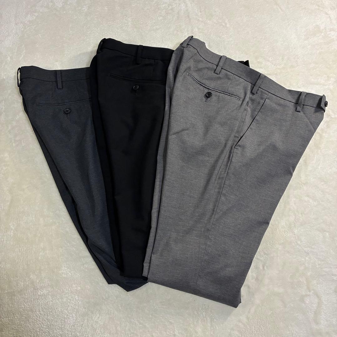 【セット】UNIQLO ユニクロ　感動パンツ　w79×L76 3本セット