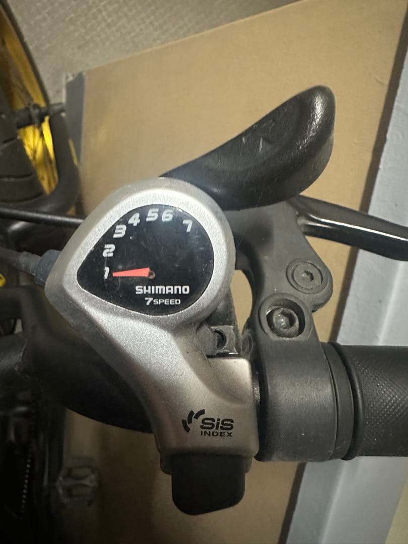 ミニベロ ブラック/ゴールド 太タイヤ