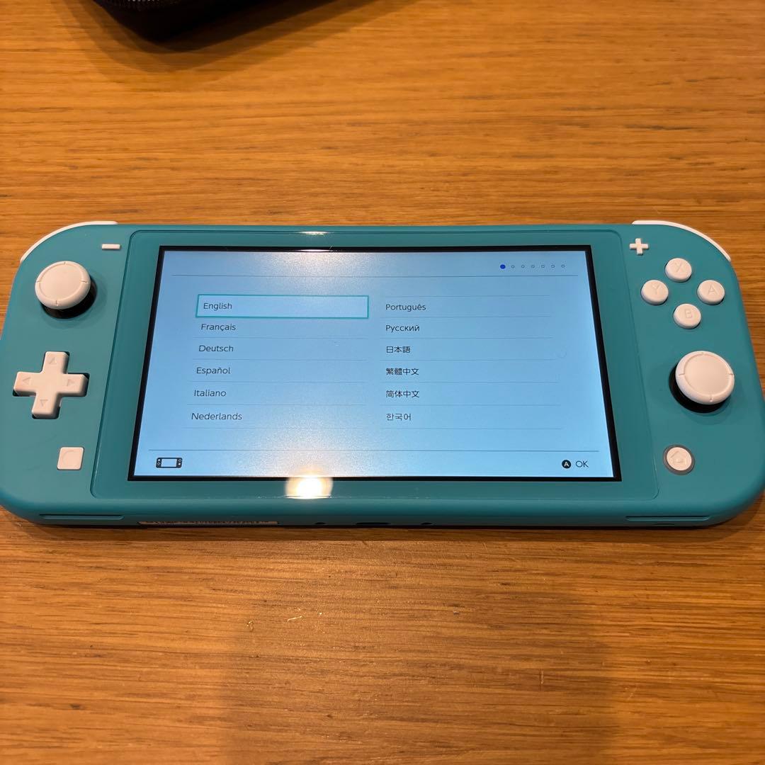 【美品】任天堂　Switch Lite スイッチライト　ターコイズブルー