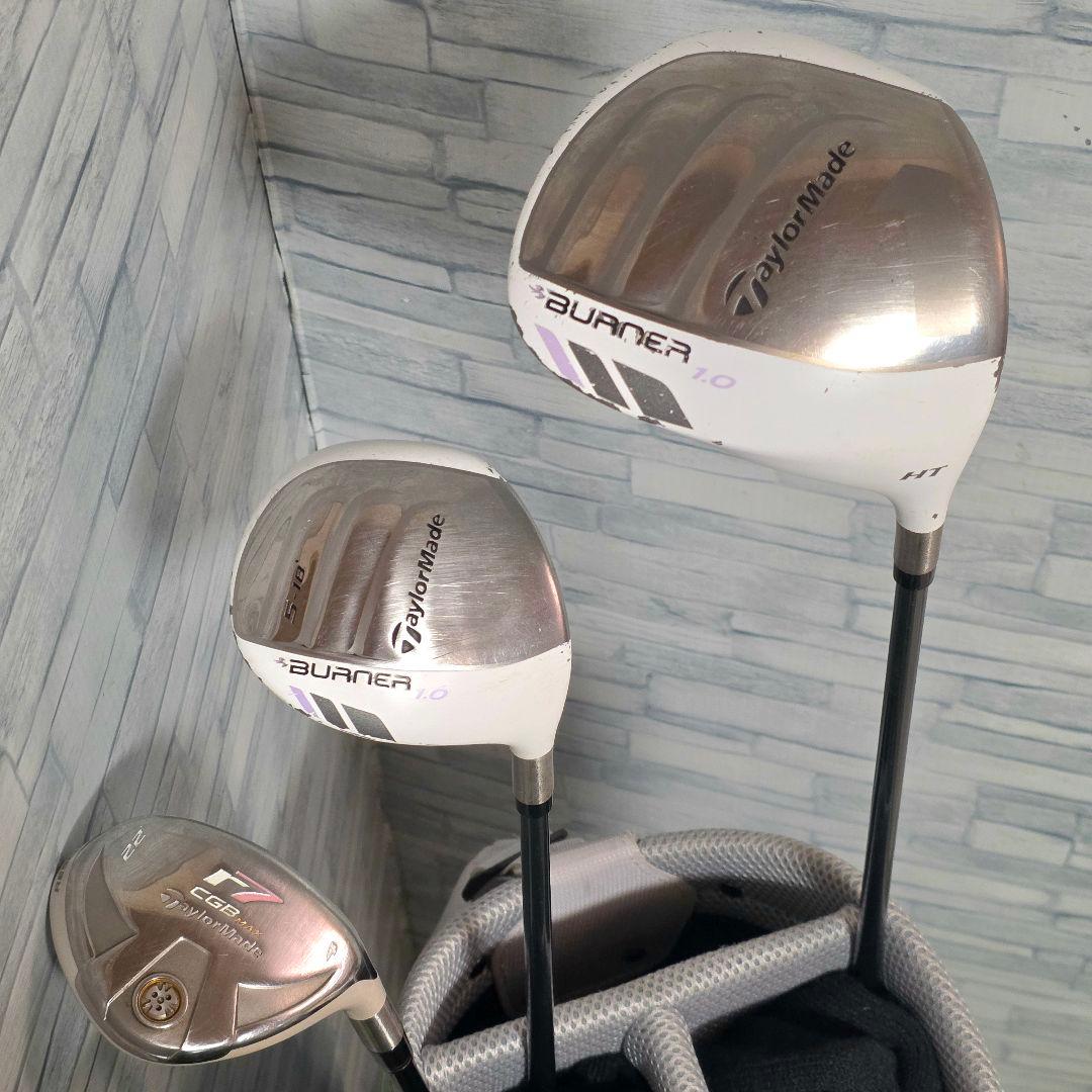 テーラーメイド バーナー 他 ゴルフクラブ レディースセット フルセット 入門