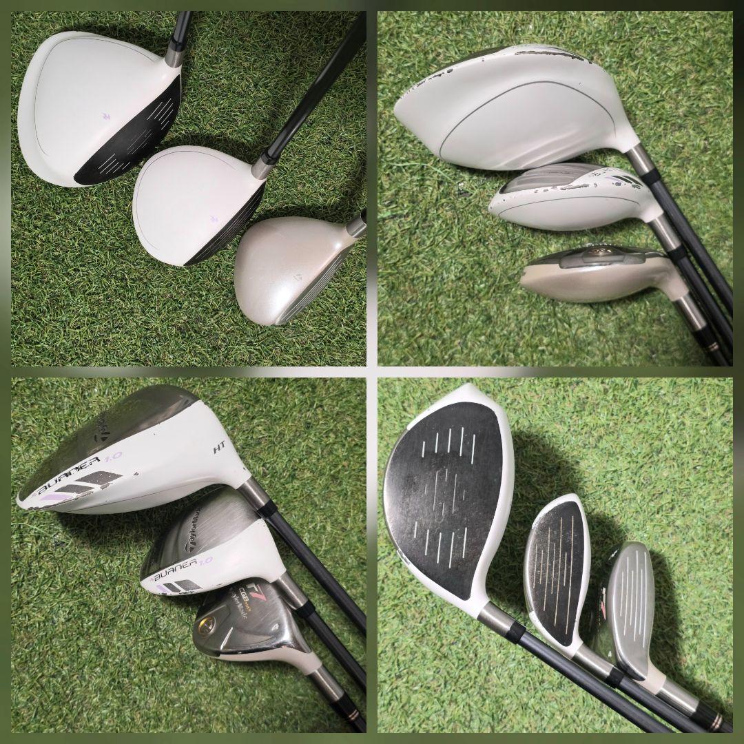 テーラーメイド バーナー 他 ゴルフクラブ レディースセット フルセット 入門