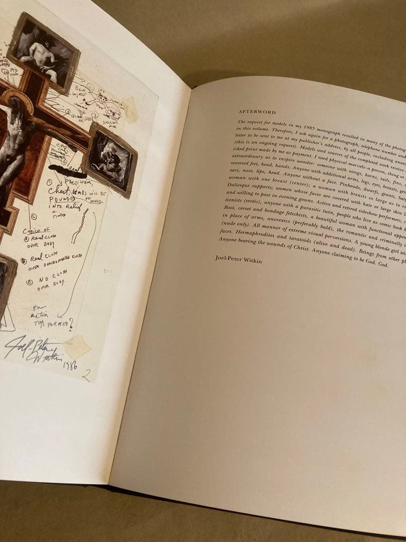 JOEL-PETER WITKIN 　作品集　独創　身体部分　醜美　図版