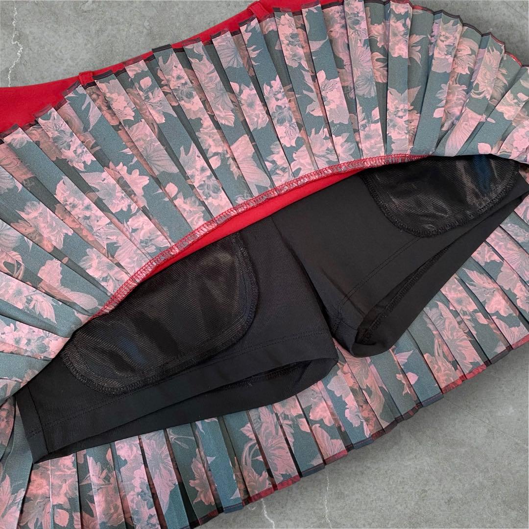 美品！　DESCENTE GOLF LUXE ボックスプリーツスカート　S