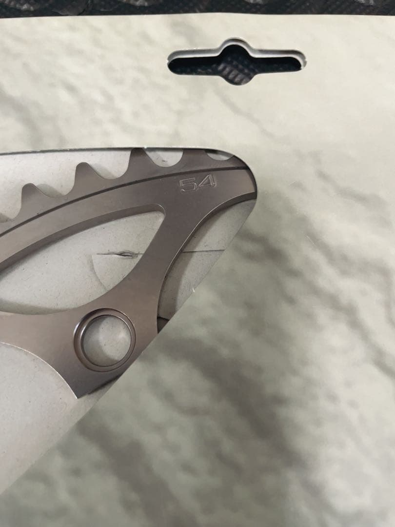 新品未使用 NJS 競輪 SHIMANOチェーンリング 54T