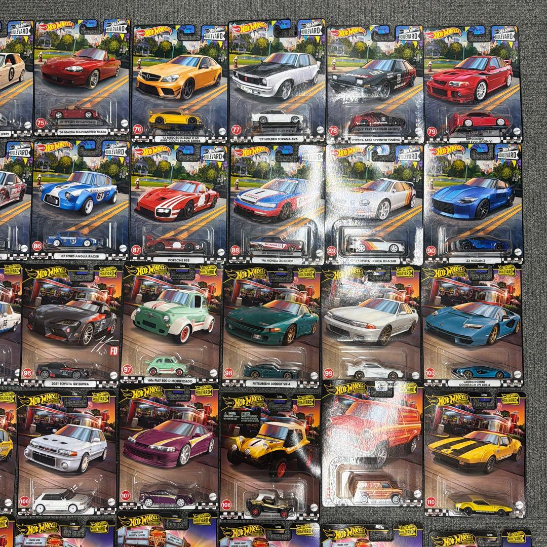 L*a様 Hot Wheels ブルーバード74台セット