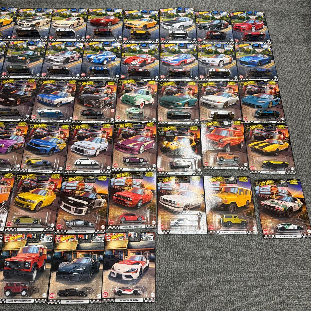 L*a様 Hot Wheels ブルーバード74台セット