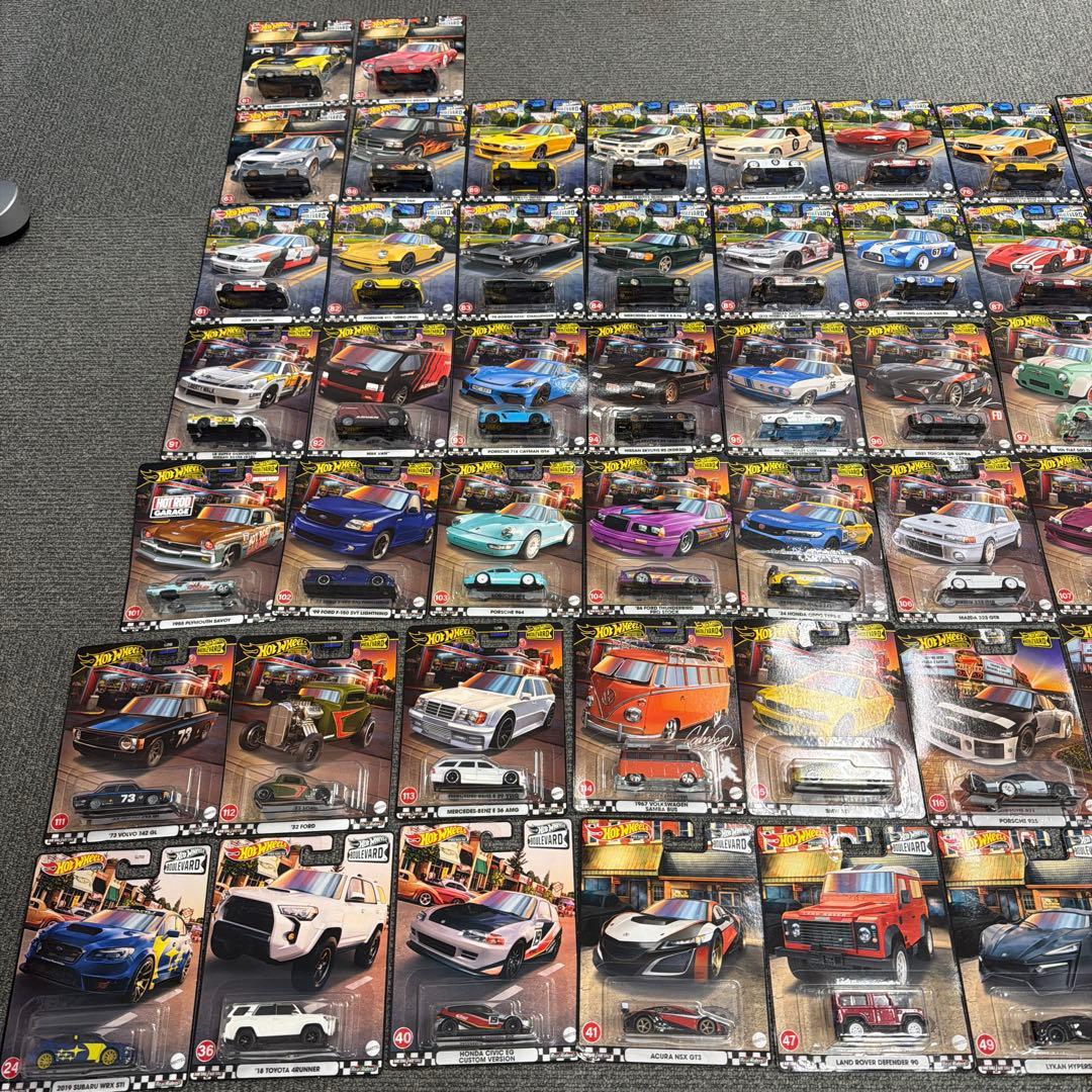 L*a様 Hot Wheels ブルーバード74台セット