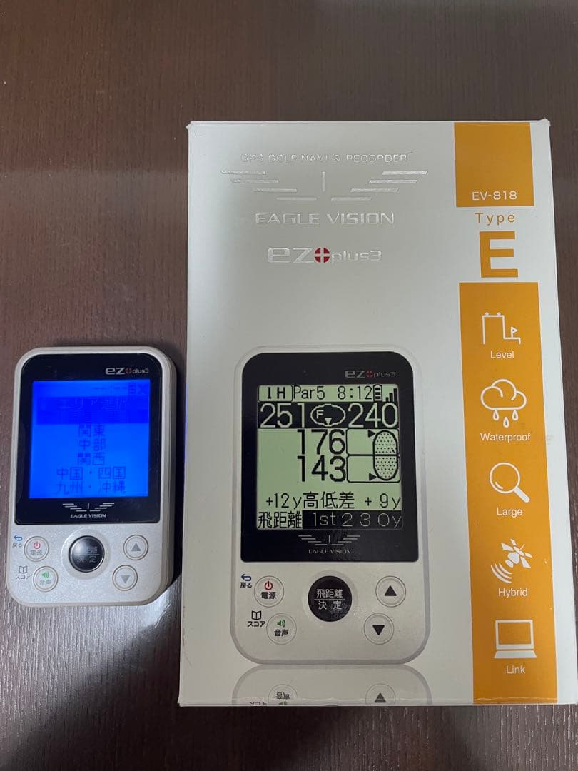 イーグルビジョン EZ plus3 ゴルフ用距離計 GPS機能付き　EV-818