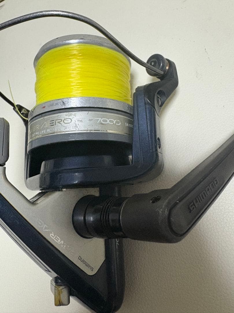 中古リール5台セット おまけ新品バッカン 投げ釣り