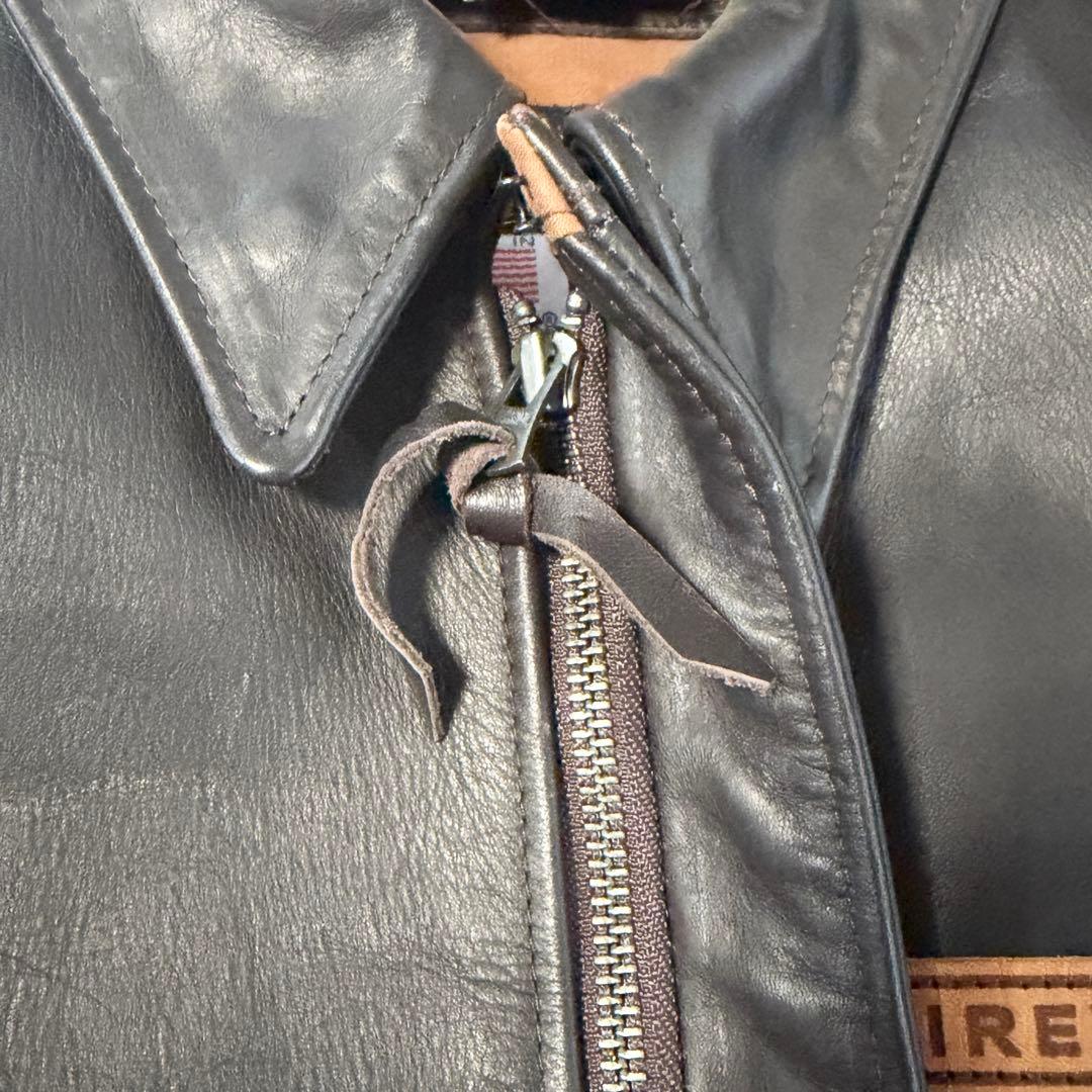 新品タグ AVIREX A-2 レザージャケット 本革 アメリカ製 38 M