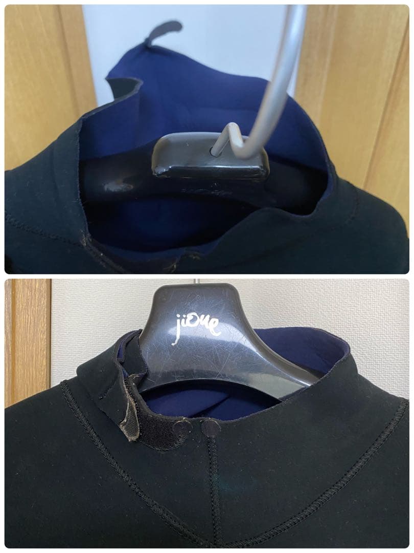 裏起毛で暖か【Section】3mmセミドライフル　ロングネック　ダブルカフ