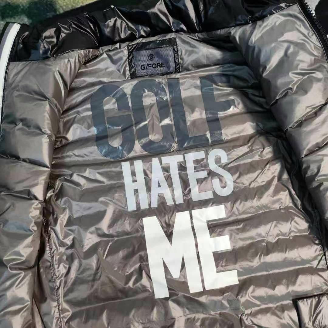 ジーフォア ゴルフ G/FORE Lサイズ メンズ ダウンベスト ブラック