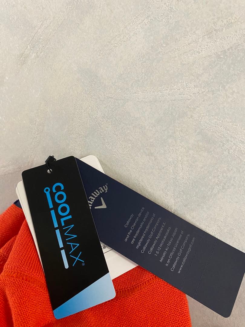 未使用品 Callaway ニットベスト LL メンズ キャロウェイ ロゴ 刺繍