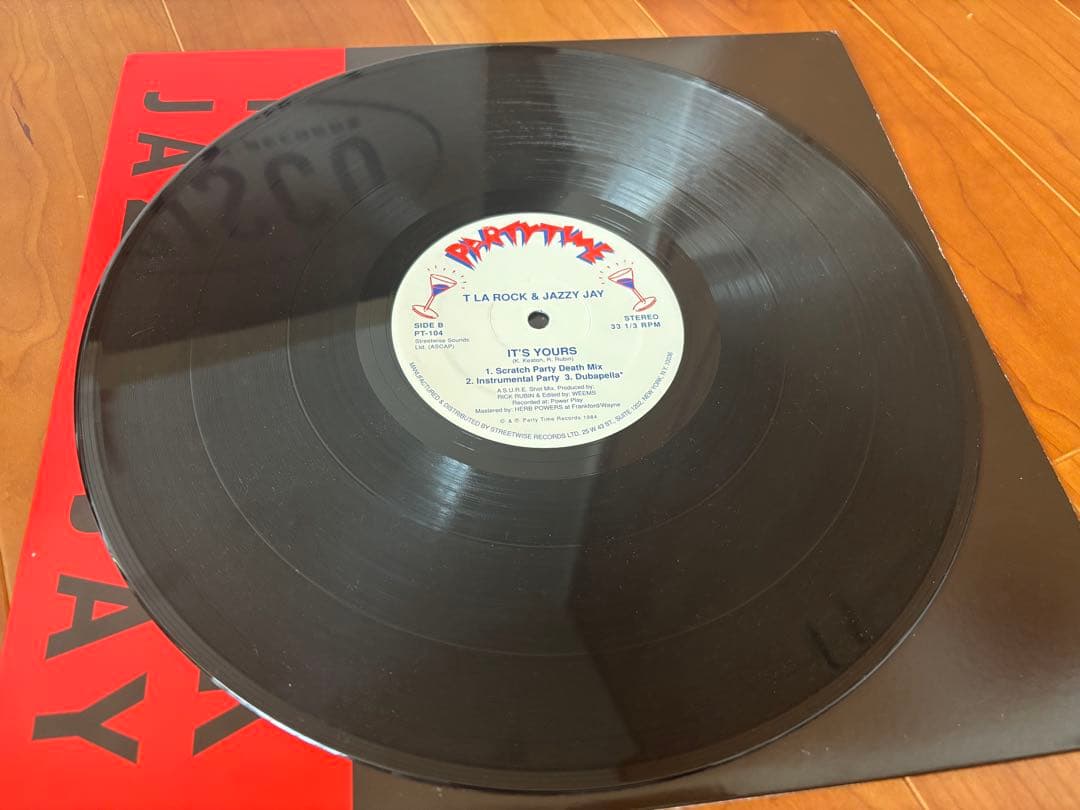 T LA ROCK & JAZZY JAY it's yours レコード